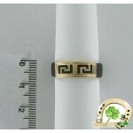 Кольцо из каучука с золотом