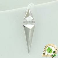 Серебряная подвеска с фианитами 2.8 см Дельта С030900 С030900 фото