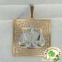 Золотая подвеска "Весы" 3 см SOKOLOV 032296